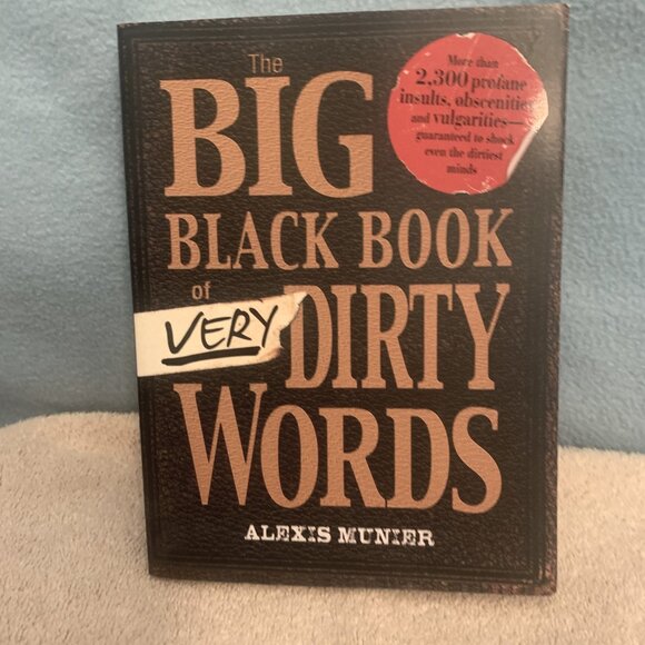 BOOK - THE BIG BLACK BOOK OF VERY DIRTY WORDS Alexis Munier obscenities slang - Picture 2 of 6
